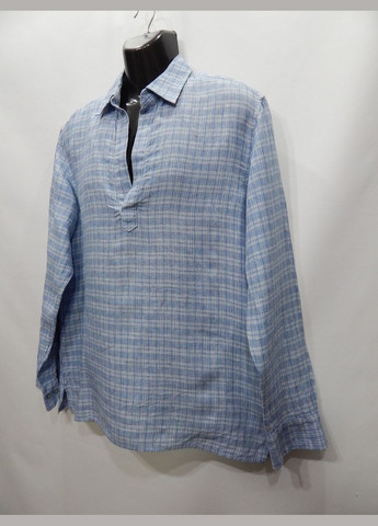 Чоловіча лляна сорочка з довгим рукавом Banana Rep р.5052 005ДР (тільки в зазначеному розмірі, тільки 1 шт.) Banana Republic (315729568)