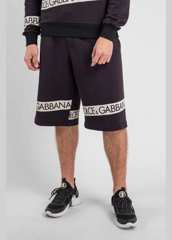 Черные спортивные шорты из хлопка Dolce & Gabbana (339100814)