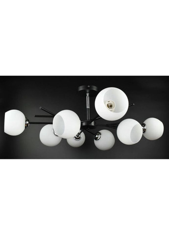 Люстра потолочная на 8 лампочек 27078 Черный 34х85х85 см. Sunnysky (324396004)