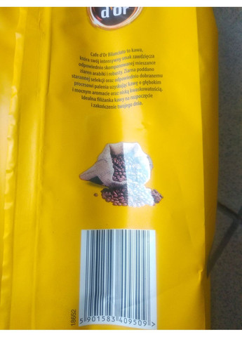 Кофе зерновой Cafe d`Or Bilanciato Intensywna и Aromatyczna 1 кг Cafe D'or (356671637)