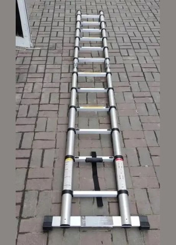 Драбина телескопічна 3.8 м, компактна і легка, з сумкою в комплекті No Brand (316520710)