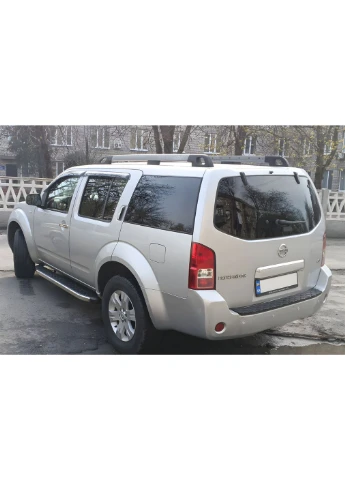 Боковые пороги BlackLine (2 шт., алюминий) для Nissan Pathfinder R51 2005-2014 гг No Brand (391748605)