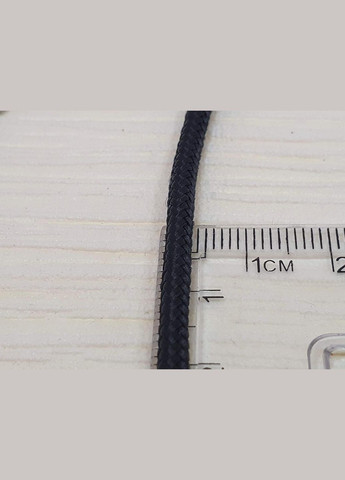 Ювелирный шнурок из текстиля с серебряными вставками. 5524\1-Р 50 65 Харківська ювелірна фабрика (298344819)