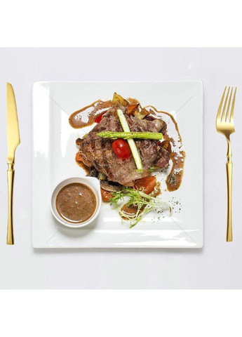 Набор столовых приборов 10791 4 предмета золотистый No Brand (324031662)