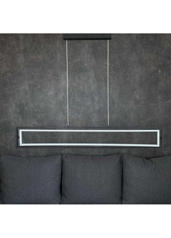 Світильник LED smart PRADA-P+пульт 90W 3000-5000K IP20 прямокутник чорно-білий Violux (365651474)