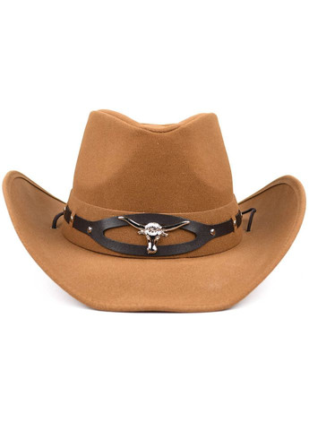 Классическая ковбойская шляпа ht-st1-rb3 из эко (веган) кожи нубук Bexhill (358052623)