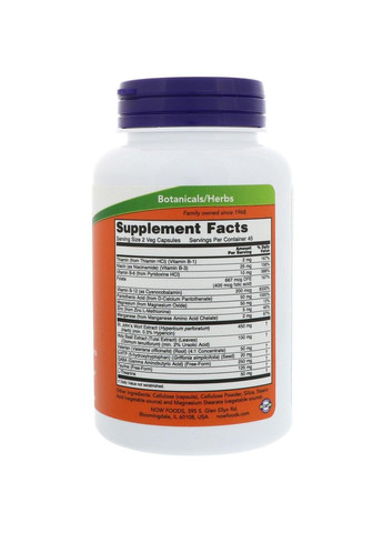 Підтримка настрою,, 90 капсул Now Foods (366734653)