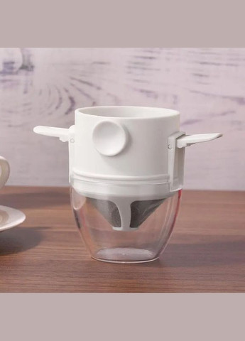 Пуровер/воронка/фільтр Semi Coffee Maker багаторазова, White для ручного заварювання кави Semi Line (324607767)