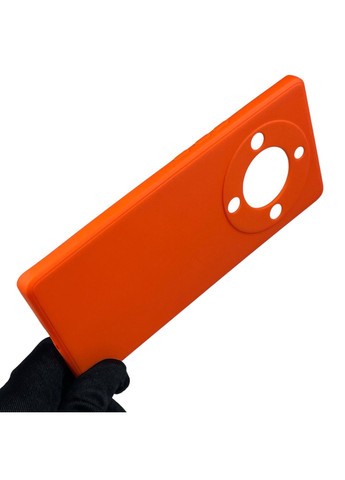 Чохол для Honor Magic 5 Lite 5G з квадратними гранями із захистом камери на хонор меджік 5 лайт помаранчевий Huawei (366021827)