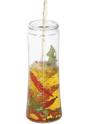 Стеклянная бутылка для масла/уксуса 570мл, крышка с дозатором Fissman (330134760)