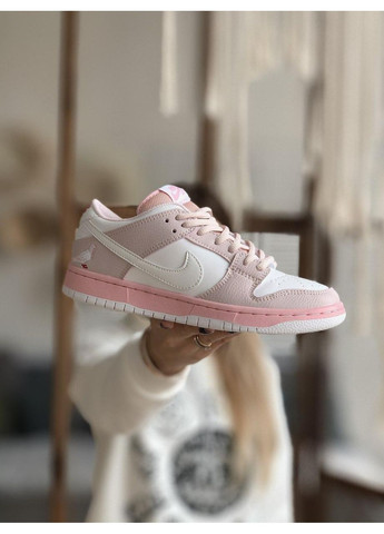 КРОСІВКИ ЖІНОЧІ NIKE SB DUNK LOW PINK BIRD НАЙК СБ ДАНК No Brand рожеві демісезони (368855810)