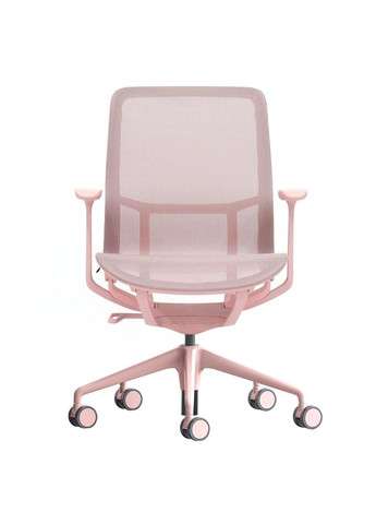 Кресло поворотное REGINA розовая сетка/розовый каркас Intarsio (367253563)