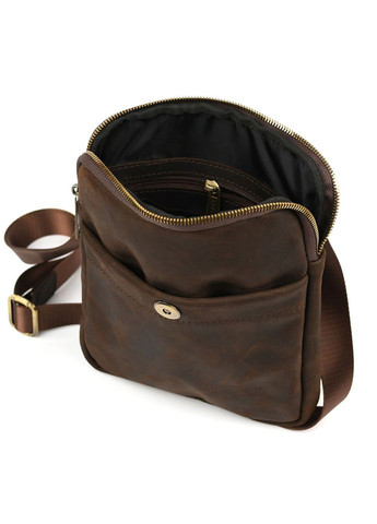 Шкіряна сумка через плече RC-0061-4lx коричневий крейзі хорс TARWA (346045728)