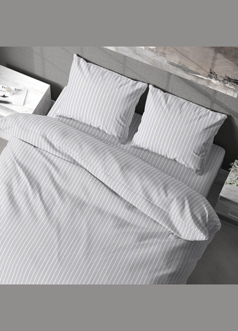 Постільна білизна " ", Полісатин, Світло-сірий, Полторопальний P-0159 Lelit (308071818)