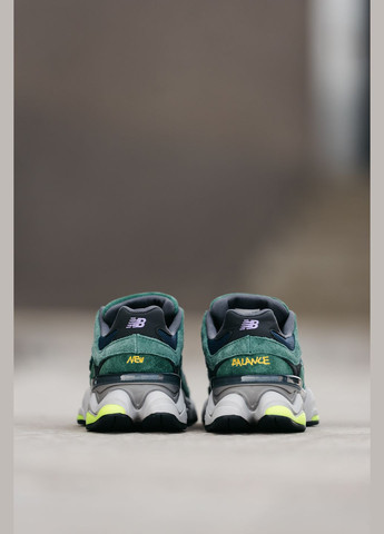Зеленые кроссовки унисекс New Balance 9060 Green