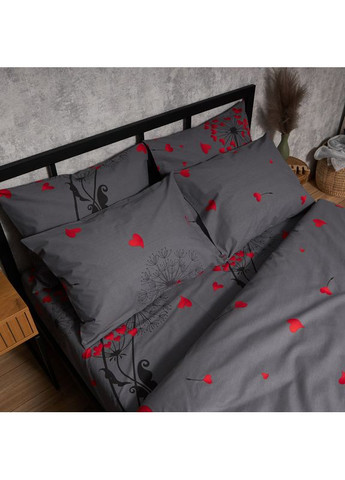 Комплект постільної білизни Бязь Gold Люкс Сімейні 160х220х2 наволочки 2х40х60 (MS-820009130) Moon&Star Dandelion Lov (356114377)