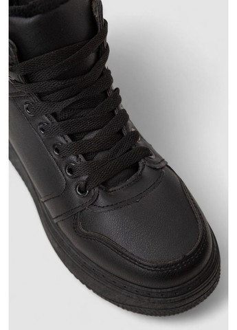 Черные кеды женские на меху,, 248rk01 Ager