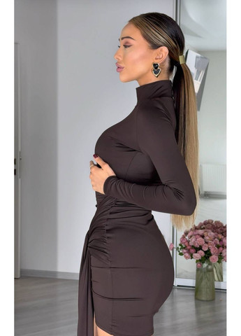 Коричнева елегантна сукня❤️🔥 Luna