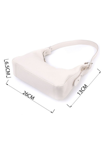 Сумка багет з регульованим ременем з натуральної шкіри 26х13х6,5 см Shvigel (315869775)