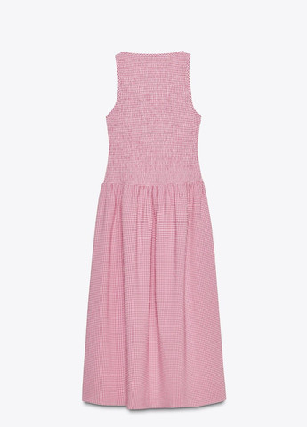 Комбінована повсякденний сукня Zara в клітинку