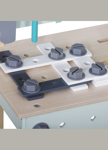 Игровой набор станок детский 242 Голубой с инструментами AVKO (329444459)