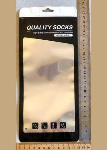 Зип-пакеты со струнным замком zip-lock зип-лок для носков Q-socks long gloss 12см х 28,5см PTR No Brand (317769315)