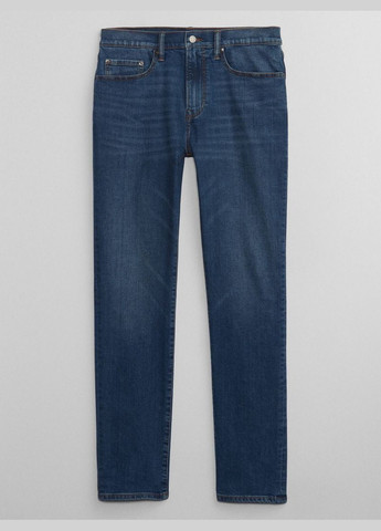 Синие демисезонные джинси злегка завужені 824435 medium wash Gap