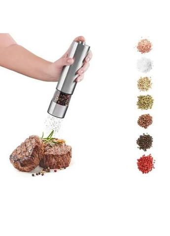 Электрическая мельница для соли и перца на батарейках нержавеющая сталь для кухни. ProDobro (365442691)