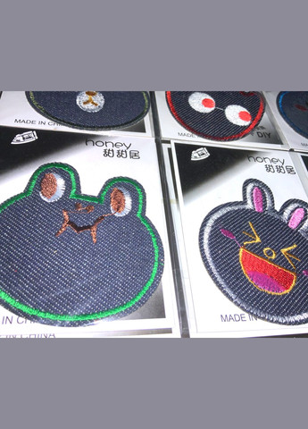 Аплікація для одягу нашивка №89 Мультяшні персонажі 9шт/7х7см FROM FACTORY A89 (339104882)