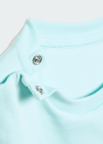 Бірюзова демісезонна футболка adiraptor graphic kids adidas