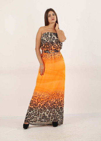 Оранжевое платье Enna Levoni