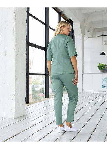 Жіночий медичний костюм Біата котон три чверті рукав 46, No Brand (361360251)
