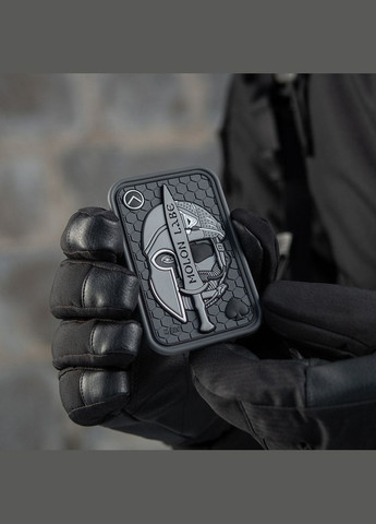 Нашивка Molon Labe Ace 3D PVC Grey M-TAC (315047135)