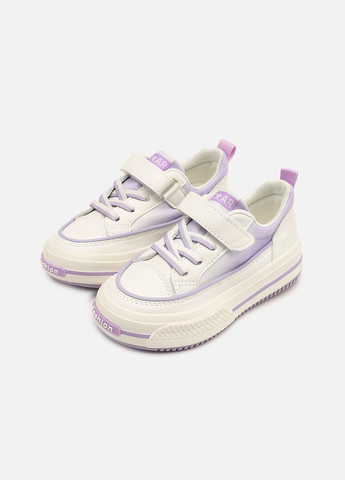 Белые кеды для девочки, на плоской подошве цвет белый cb-00273950 Kimboo