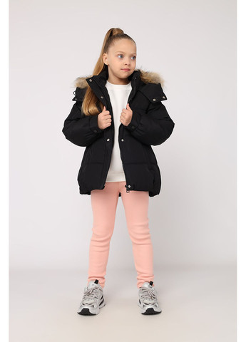 Чорна зимня куртка для дівчинки колір чорний цб-00280159 JPLT