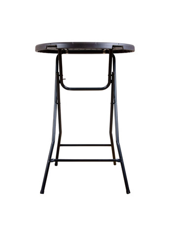 Складаний круглий стіл Time Eco графіт 0.8 м для дачі тераси пікніків та заходів ProDobro (367264746)