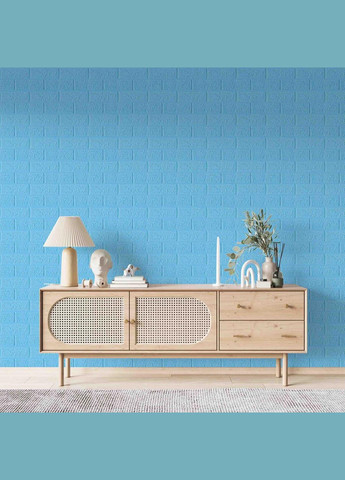 Самоклеющаяся декоративная 3D панель под ровный кирпич 700x770x4 мм Loft Expert (300241590)