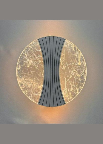 Світильник світлодіодний настінний, бра SMOKE 15W R200 ON/OFF WHITE 220V IP20 Luminaria (329440159)