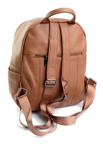 Жіночий шкіряний рюкзак світло-коричневий No Brand (292557729)