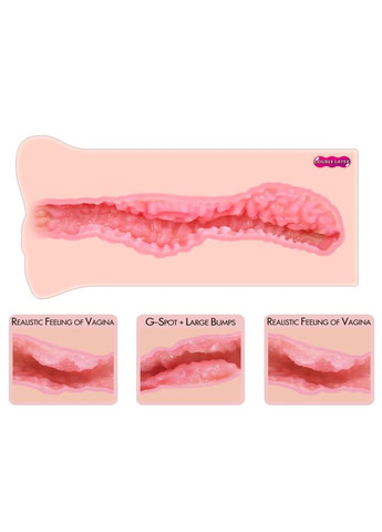 Мастурбатор-вагіна двошаровий Nara Double Layer - CherryLove Kokos (339867749)