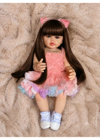 Реалістична Кукла Реборн 55 см повністю вінілова Doll Baby К0100212 BABY born (379386858)