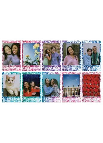 Фотобумага Instax Mini Confetti 8,6х5,4 см Разноцветный 10 шт Fujifilm (356504986)