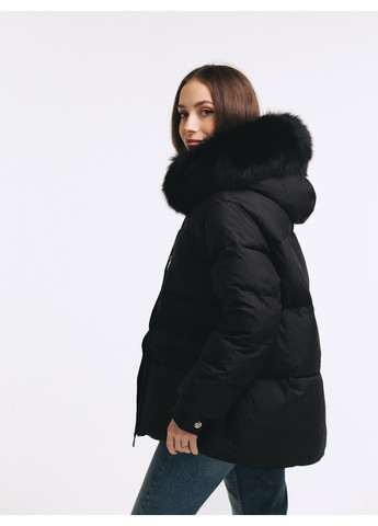Чорна зимня куртка 21 - 04368 ZLLY