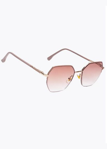 Тоновані окуляри для зору напівоправа для далі -1.25 пудра Seventy (334300002)