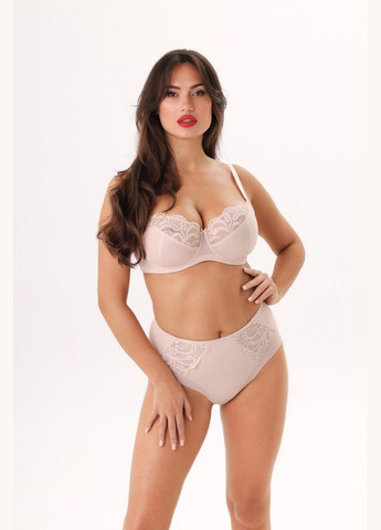 Пудровый бюстгальтер на косточках с мягкой чашкой Kalyna с косточками