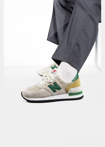 Бежевые демисезонные кроссовки мужские и женские new balance 574 beige | нью беланс 574 бежевый No Brand