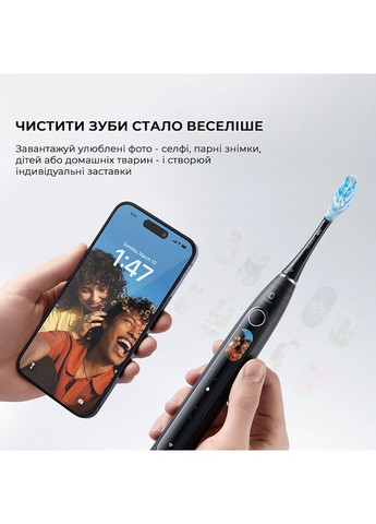 Электрическая зубная щетка X Pro 20 Set Black (6970810556964) Oclean (359475962)