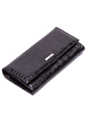 Жіночий гаманець шкіряний чорний 1101073 Karya (261481971)