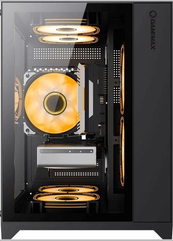 Корпус Infinity Mini Black, без БП, Mini Tower, Micro ATX/Mini ITX, 1хUSB 3.0, 2хUSB 2.0, 358х275х373 мм, 3.6кг GameMax (323120447)