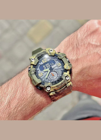 1637CMGN Camo Green. кварцевый спортивный, армейский Skmei (324088759)